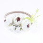 Handmade Nylon Baby Girl Headband with Flower