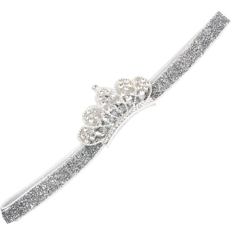 0-4 Year Unsex  Kids Hair Accessories Handmade  Crystal Crown Hair Band