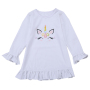 Wholesale Long Sleeve White Tunic Dress Girl 
