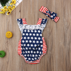 Wholesale Fashionable Baby and Kids Playsuit Jumpsuit Boutique Clothing for Children Girls Boys