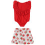 Latest Design Children Leotard With Skirts Set For Girls 