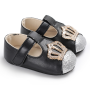 Custom High Quality Designer Newborn Baby Girls Flower Prints Shoes Prewalker for School