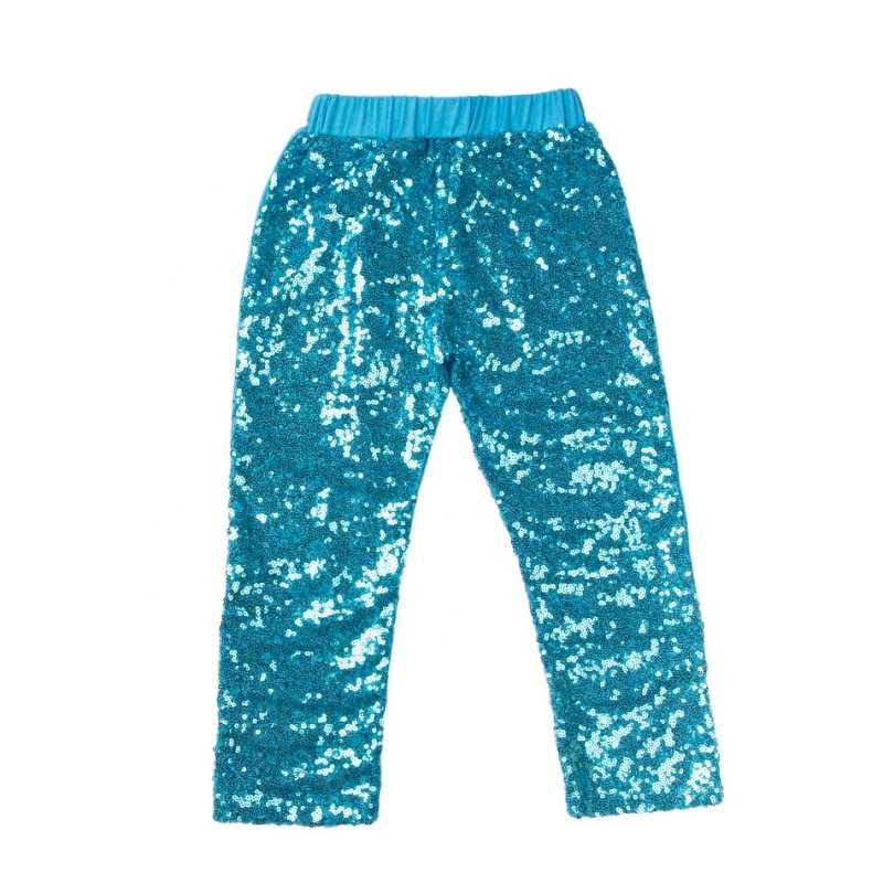 Supply Colorful Twinkly Sequins Leggings for Baby Girls and Boys, Unisex Baby Sequin Pants