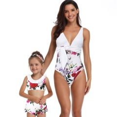 2021 sexy high waist swimming wear beach red black white two piece swimwear
