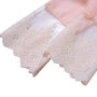 New fashion beautiful kids clothes party hand made pink flower baby girl dress blush