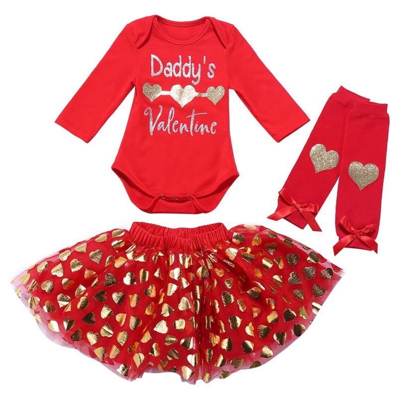 Sensible Matching 3 Pieces Romper+ Tutu Skirt + Leg Warmers for Baby Infant and Toddler Girls
