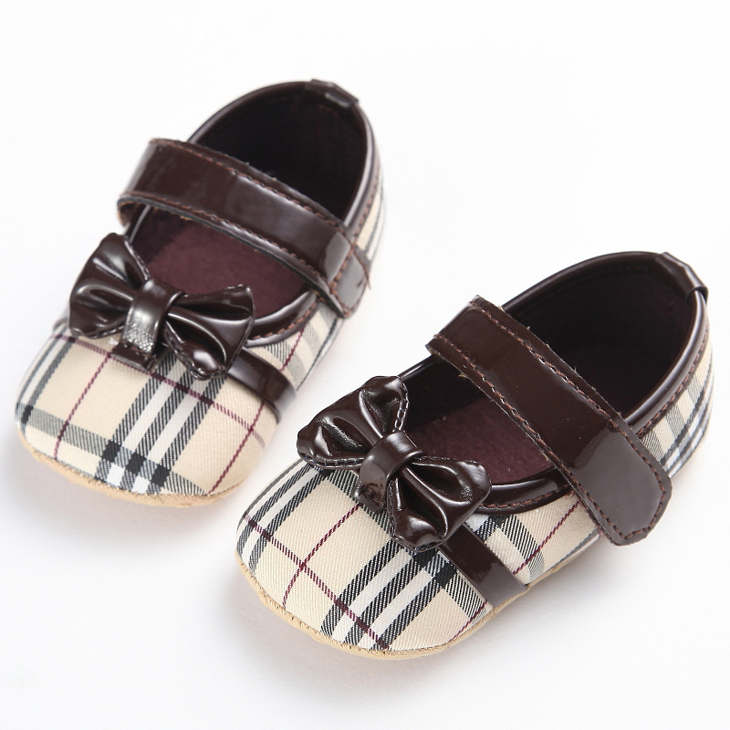 Custom Made Pretty Newborn Honey Baby Girl Flat Shoes for School