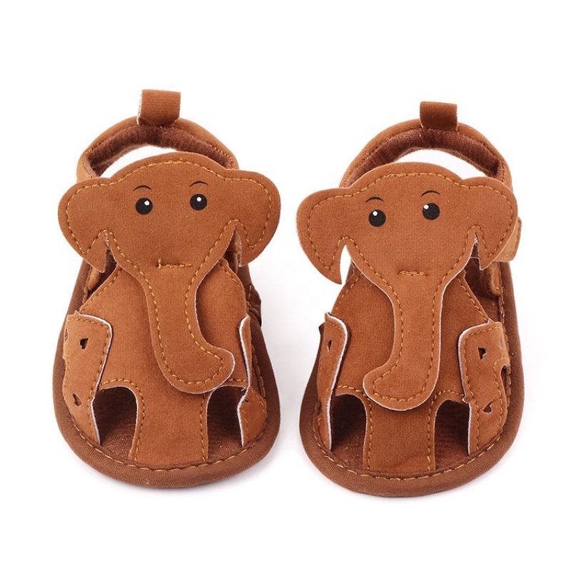 2021 trendy designer inspired cute soft sole shoes elephant cartoon sandals