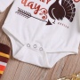 2021 thanksgiving day trendy designer  baby romper tiered skirt leg warmers 3 piece set clothes