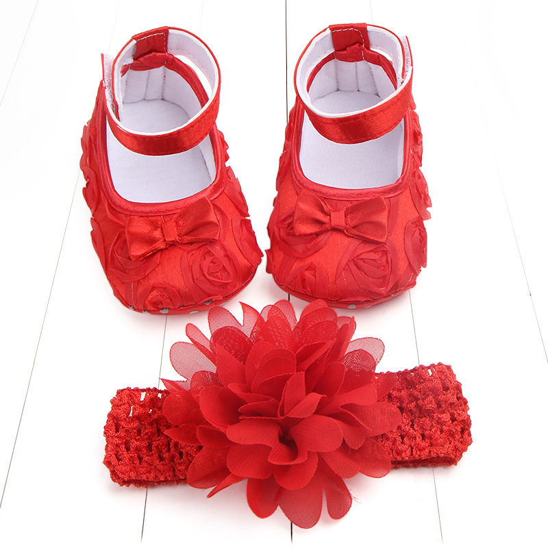Promotional Casual Wear Beautiful Baby Newborn Girls Shoes for Sale