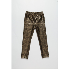 Comfortable multi color kids leather pants baby girl leather leggings