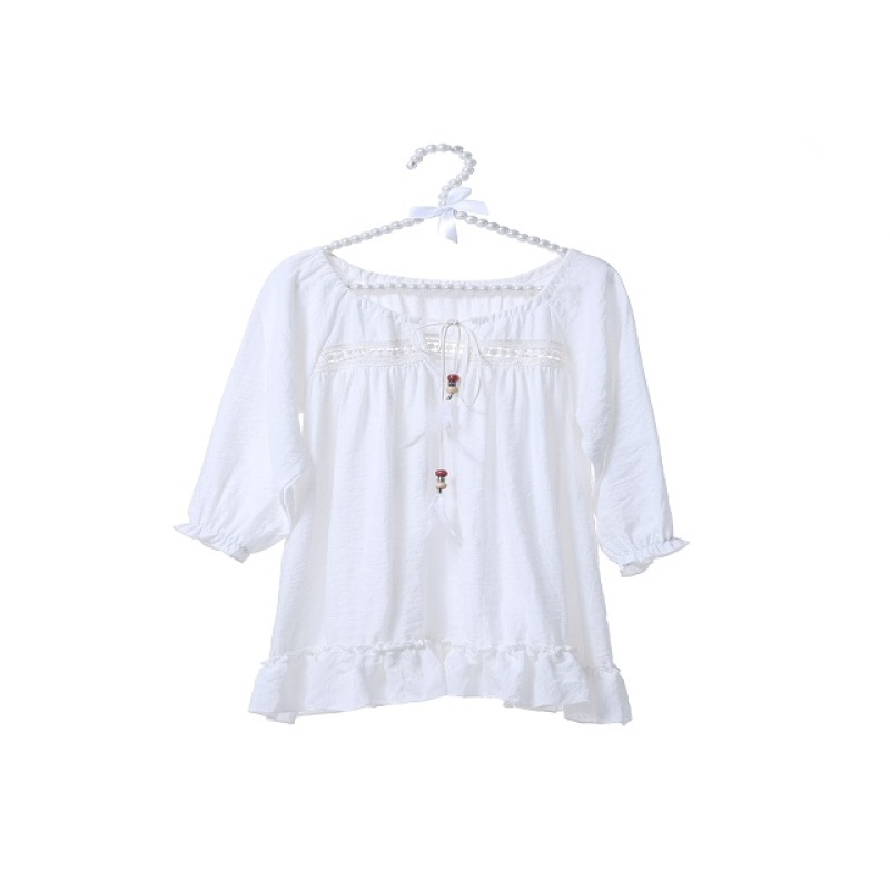 2018 Summer children party princess pure white tunic dresses kids clothing baby girl dress for 3-7Y
