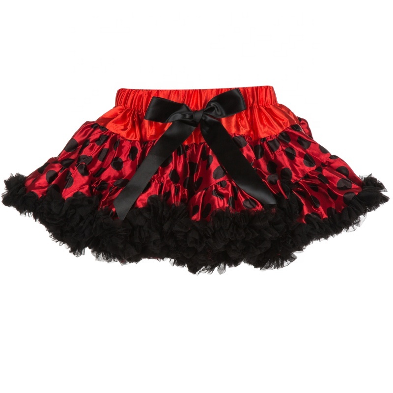 Wholesale Baby Infants Polka Dot Fluffy Tulle Petticoat Tutu Skirt