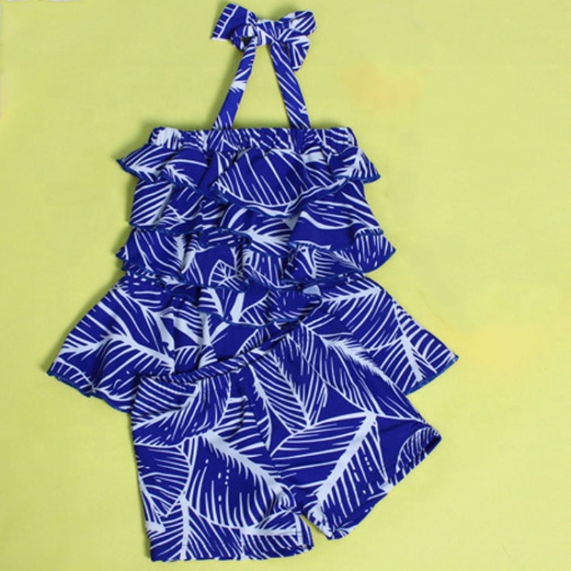 Popular three piece ladies sport style ruched bikini swim wear