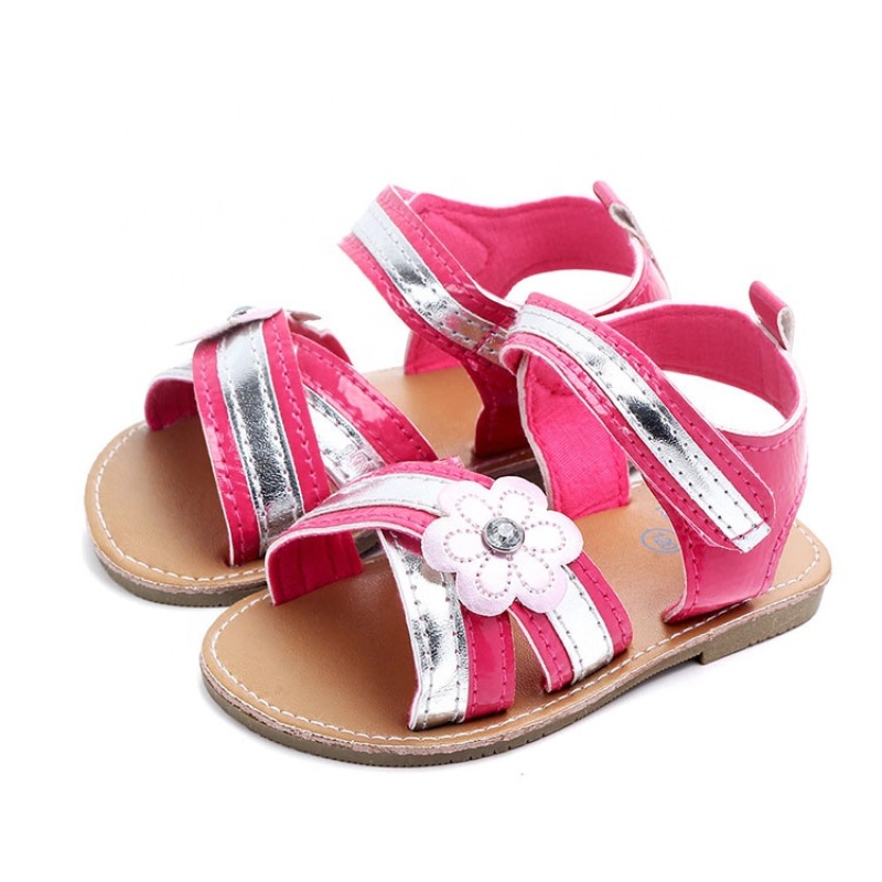 2021 favorable price flat soft sole bling rhinestone flower sandals