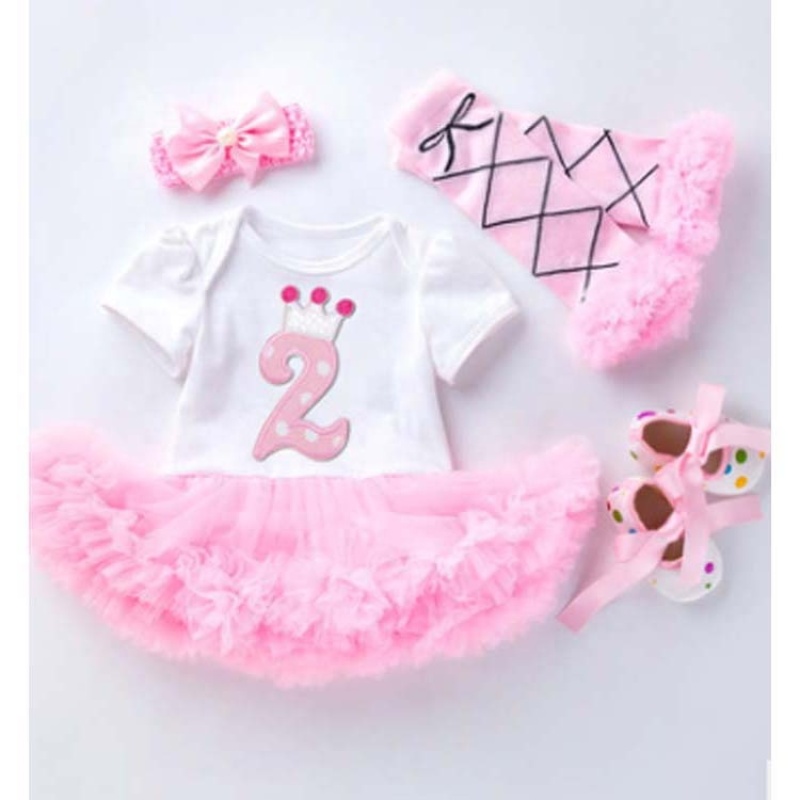 Wholesale Baby Birthday Tutu Dress With Leg Warmer And Baby Shoes As Well As Headband 