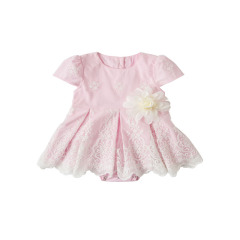 Wholesale Custom Colorful Pretty Children Boutique Clothing Kids Girls Casual Knit Dresses Size 4 6 12 16