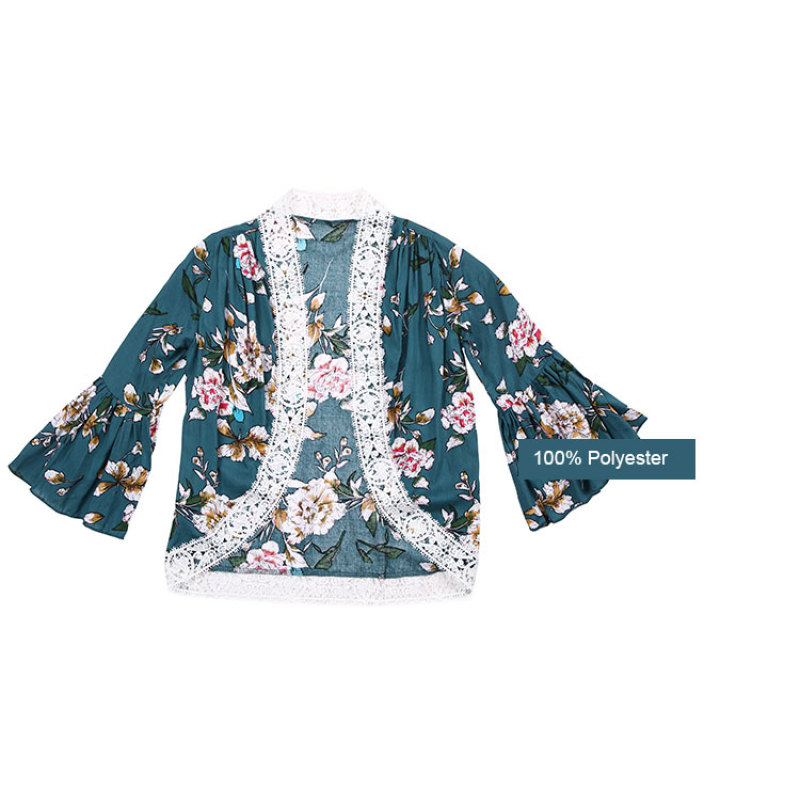 KAPU toddler of girl long sleeve top photo Chiffon Bell Top fashion top for girl