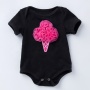 Factory Sale Cotton Toddler Baby Birthday Romper