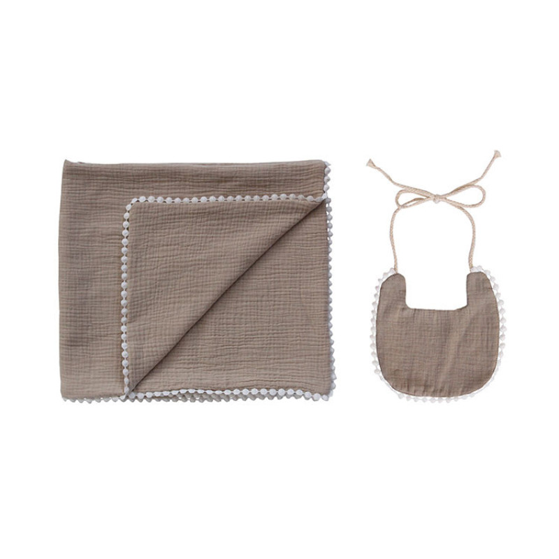 High quality latest design baby blanket swaddle newborn cotton baby photography props