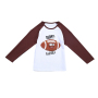 Wholesale High Fashion Sweet Lollipop Rainbow Football Applique Clothes Children Boutique Clothing Websites For Valentines Day