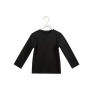 Baby girl boutique clothes oem long sleeve shirt solid color kids clothes