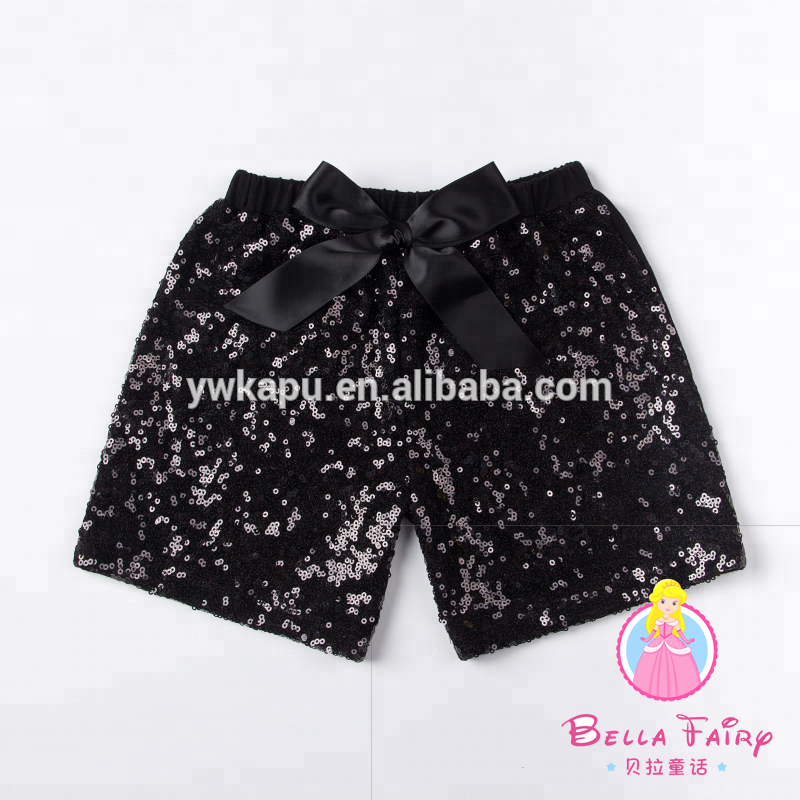 2020 Wholesale children's boutiquebulk baby sequin shorts baby clothes