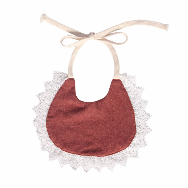 Factory price muslin lace comfortable safe baberos bebe baby burp cloth