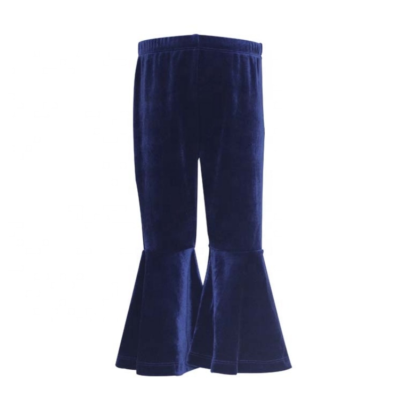 MEDOLOVE Fashion Toddler Kids Velvet Pant Little Baby Girls Bell Bottom Pants Flare Trousers
