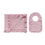 wholesale warm colorful soft skin friendly newborn wrap baby bibs swaddle blanket set