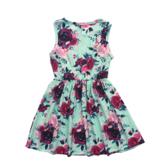Wholesale Floral Boutique Girls Dresses For Daily Wear