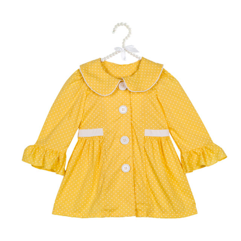 Wholesale China Online Selling Baby Girls Three Quarter Sleeve Top Girls Comfortable Polka Dot Shirts Red Classic Shirt Blouse