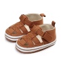 Hot saling baby shoes cotton hollow out buckle strap toddler boy sandals