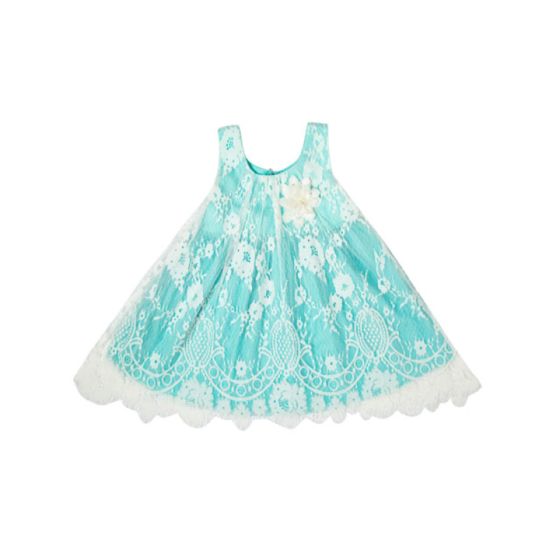 Wholesale Boutique Girl Tunic Lace Dress For Daily Wear