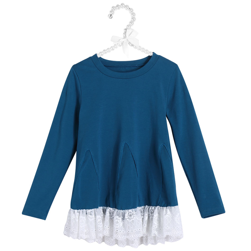 2019 Wholesale  Fashion Solid Color  Baby Girl Summer clothes Bella Smocking children Top