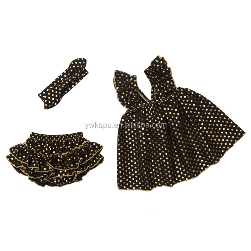 New Design Children Casual Sleeveless Clothing Set Girls Outfit Clothes