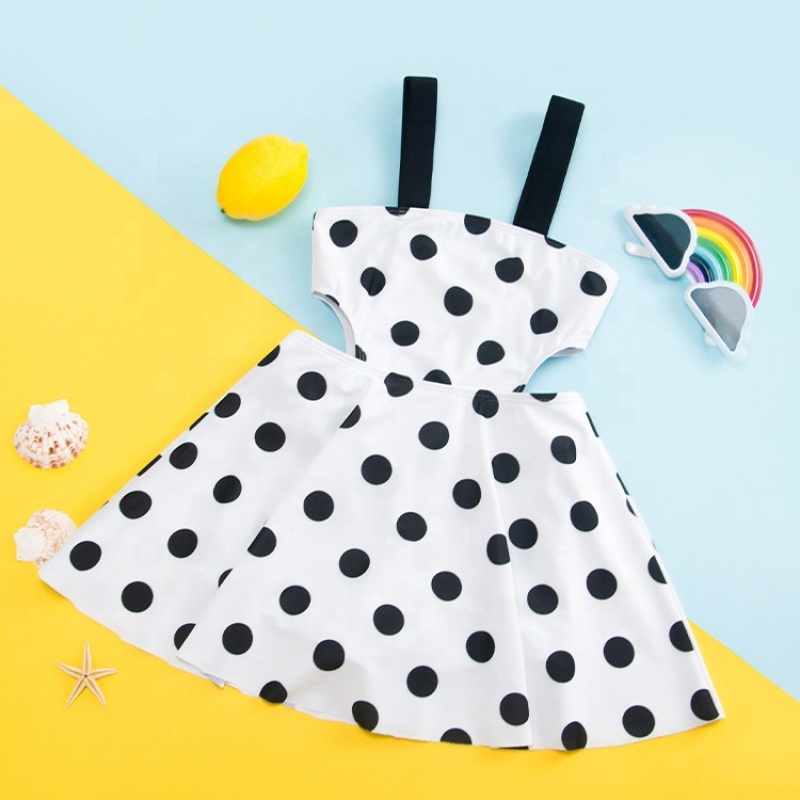 2021 new famous brand trendy one pieceswimwear cutout swimsuit dress