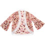 KAPU toddler of girl long sleeve top photo Chiffon Bell Top fashion top for girl