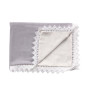 Beautiful design wholesale breathable lace cotttn linen soft baby cover swaddle blanket