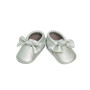 Wholesale leather baby shoes baby moccasin gold baby shoes with bow