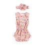 Custom Newborn Birthday Party Boutique Apparel for 0 1 2 3 Months European Baby Girl Small Size Dresses