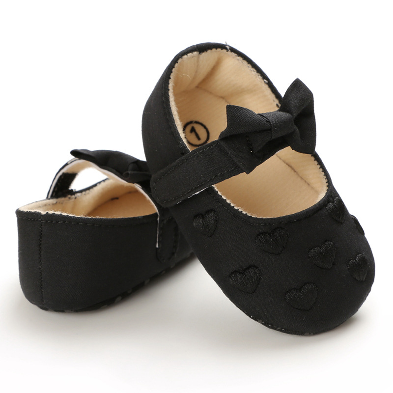 Hot Sale Boutique Cheap Flower Girls Pink Gold White Wedding Flat Shoes for Baby and Kids