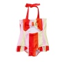 Summer orange one piece swimsuit beachwear dress hollow leopard bikini
