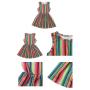 Factory Sale Children Stripe Girl Sleeveless Dresses For Summer 