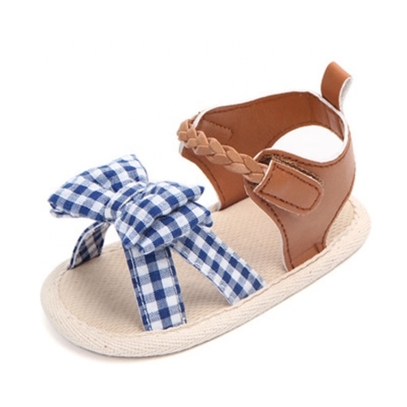 Newly trendy custom little girl baby princess shoes bow sandals