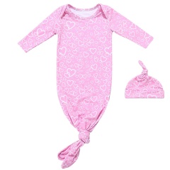 Breathable Newborn Baby Girls Mermaid One-piece Pajama Sets