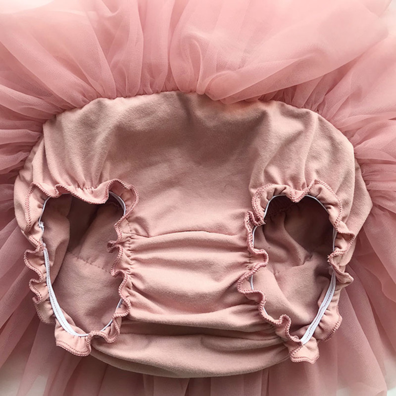 Custom Gorgeous Mini Toddler Fluffy Tutu Tulle Skirts Ballet Clothing Set for Baby Girls