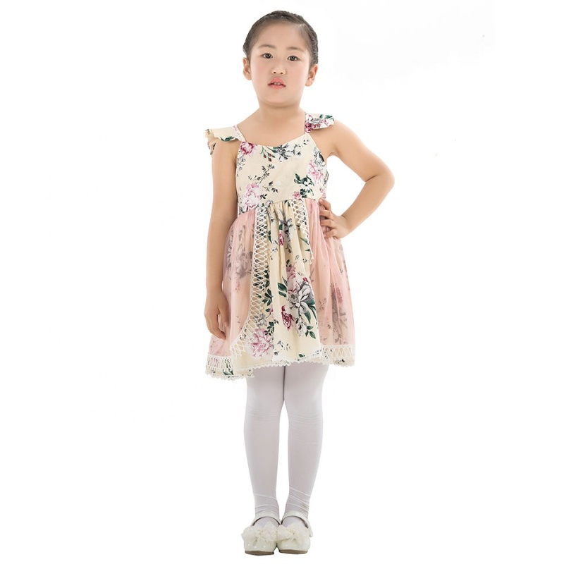 Wholesale Custom Boutique Baby Girl Frocks Design Kids Pretty Dresses