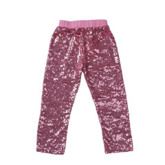 Wholesale  golden children and kids sequin pants for party toddler baby girl sequins leggings