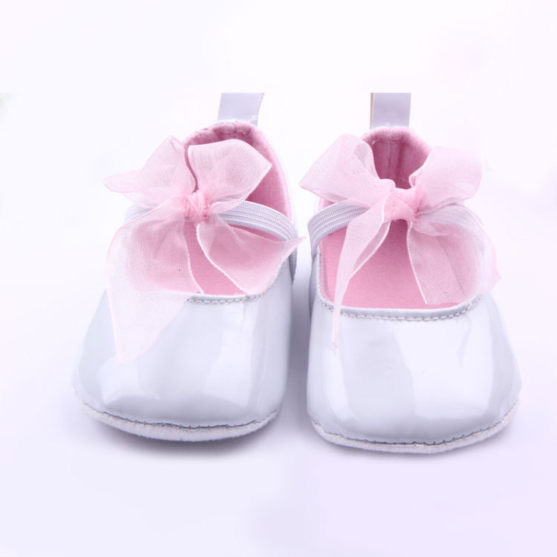 Wholesale Adorable Newborn Lace Bow Baby Girl Shoes Princess Toddler Shoes For Girl